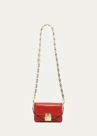 4G Small Crossbody Bag with Cube Chain