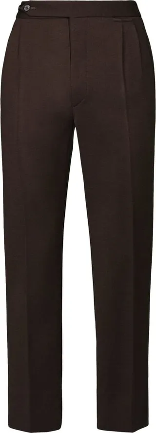 Cropped Tapered Trousers