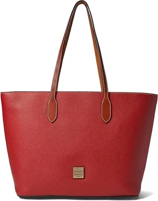 Dooney & Bourke Pebble Large Tote (Red) Handbags