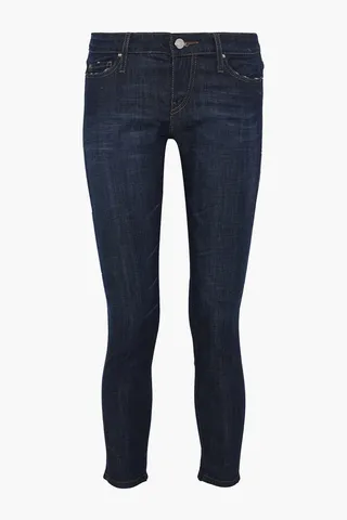 Alysond cropped low-rise skinny jeans