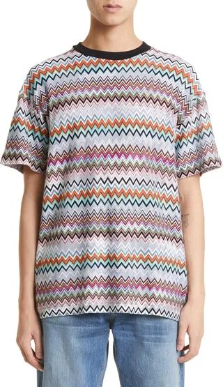 Zigzag Crewneck T-Shirt