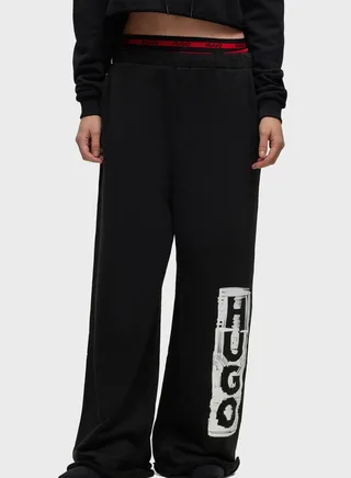 Logo High Waist Sweatpants