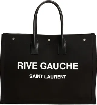 Noe Rive Gauche Logo Canvas Tote