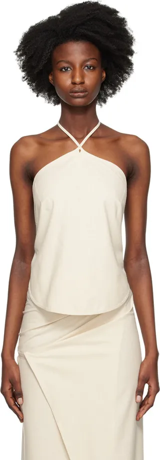 Baserange Off-White Ligo Camisole