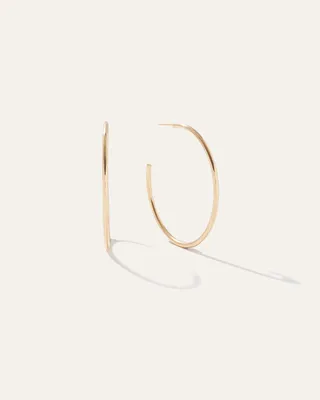 14K Gold Barcelona 45MM Hoops