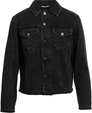 Denim Outerwear Black