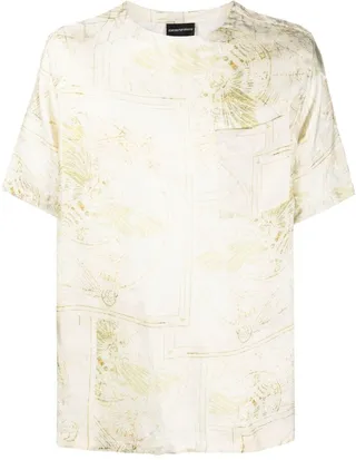 graphic-print short-sleeve T-shirt
