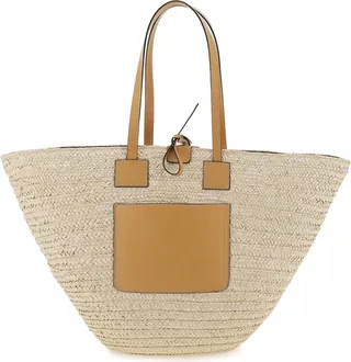 Etro Large Tote In Woven Straw
