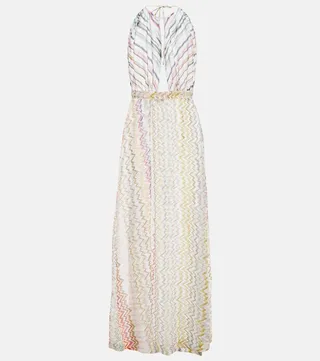Printed maxi dress