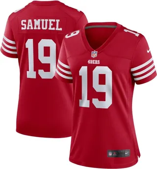 Women's Nike Deebo Samuel Scarlet San Francisco 49ers Player Game Jersey