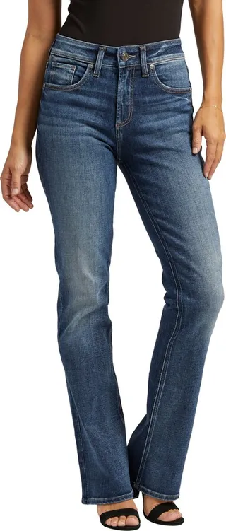 Avery High Waist Slim Bootcut Jeans