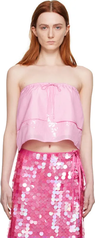 Saks Potts Pink Stine Camisole