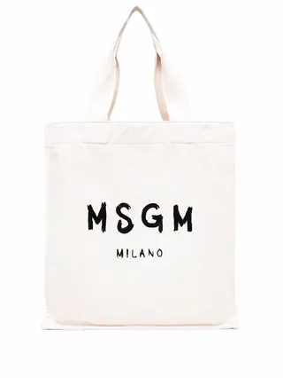Logo-Print Tote Bag