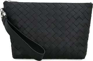 Bottega Veneta Woven Zipped Wash Bag