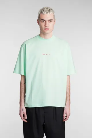 T-shirt In Green Cotton