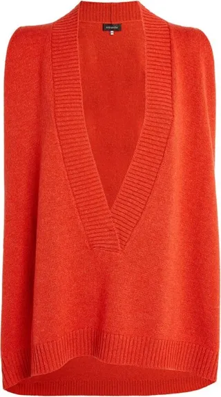 Eskandar Cashmere Deep-V Sweater Vest