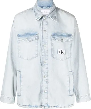Denim Utility Shirt Jacket