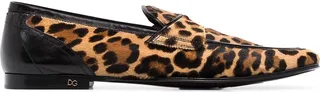 Erice leopard print loafers