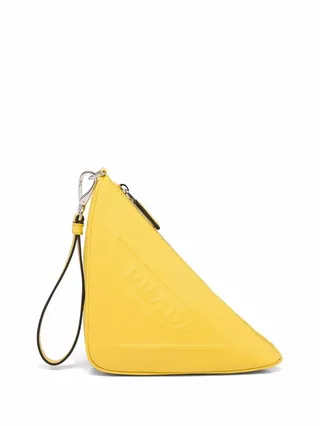 Leather Triangle Pouch