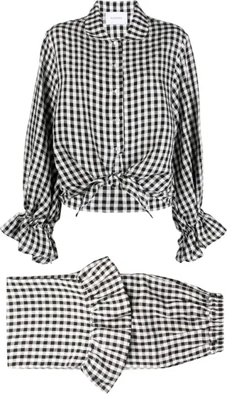 Black Rumba Gingham Vichy Set