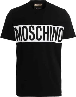 Moschino Logo Printed Crewneck T-Shirt