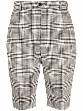 Checked Tailored Shorts