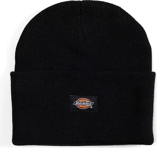 Dickies Acrylic Cuffed Beanie Hat (Black) Caps