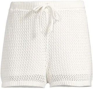 Crochet Drawstring Shorts