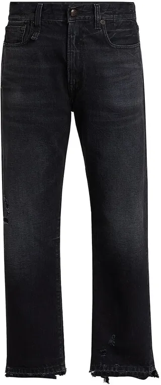 High-Rise Boyfriend Jeans