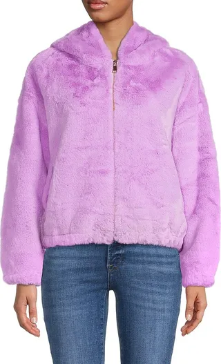 Faux Fur Hooded Jacket