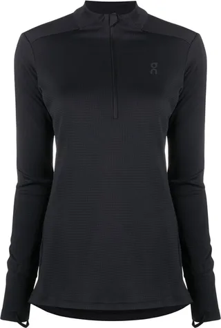 Black Climate Half-Zip Running Top