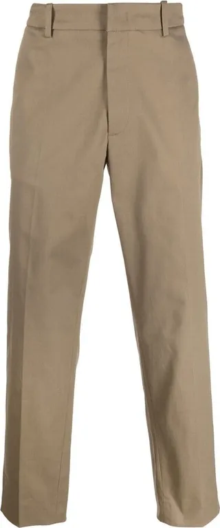 Tapered-Leg Tailored Chinos