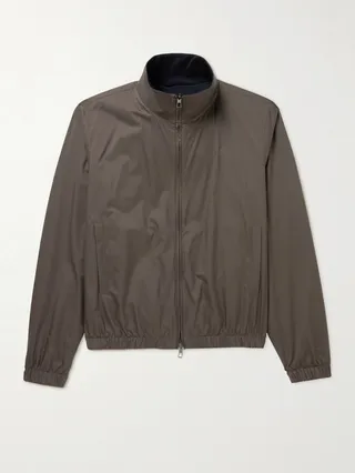 Windmate Reversible Shell and Cashmere Bomber Jacket