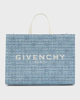 Medium G Tote Bag in 4G Denim