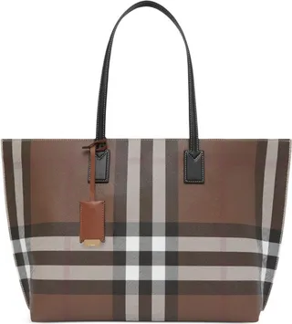 Medium Check Tote Bag
