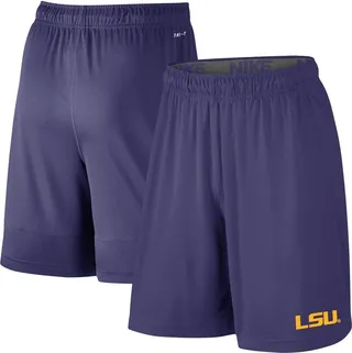 Men's Nike Purple Lsu Tigers College Primary Logo 2.0 Fly Performance Shorts