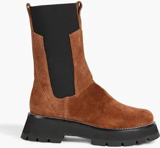 Kate suede exaggerated-sole Chelsea boots