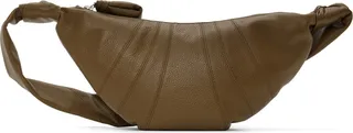 LEMAIRE Brown Small Croissant Bag