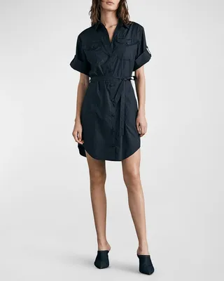 Roxanne Short Sleeve Mini Utility Dress