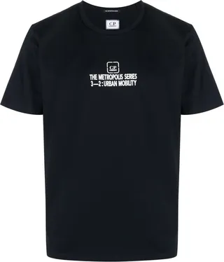 logo-print cotton T-shirt