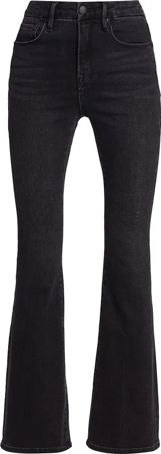 Good Classic High-Rise Stretch Boot-Cut Jeans