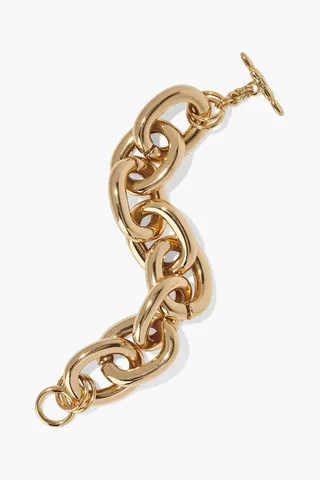Gold-plated bracelet