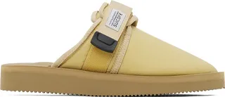 Suicoke Beige ZAVO-Cab Slippers