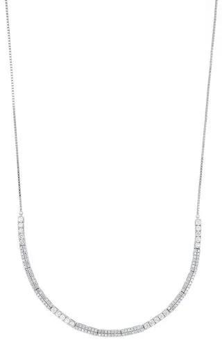 Bardot Large & Small Diamond Tennis Necklace