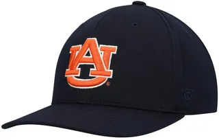Men's Top of The World Navy Auburn Tigers Reflex Logo Flex Hat