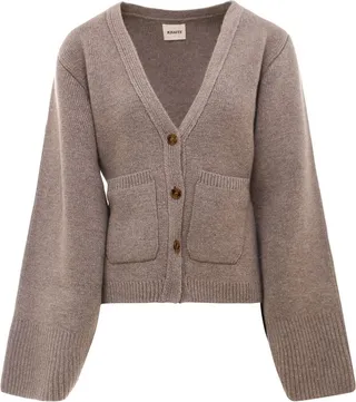 Khaite Scarlet V-Neck Cardigan