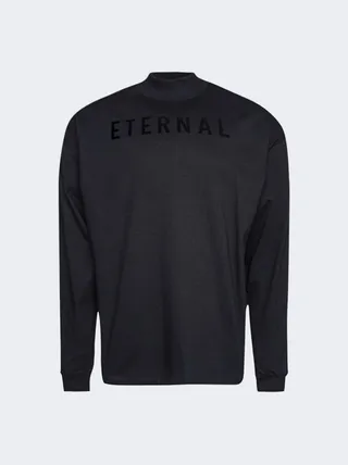 Eternal Cotton Long Sleeve T-Shirt Black
