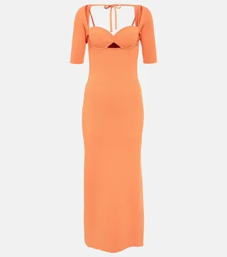 Mareen ribbed-knit midi dress