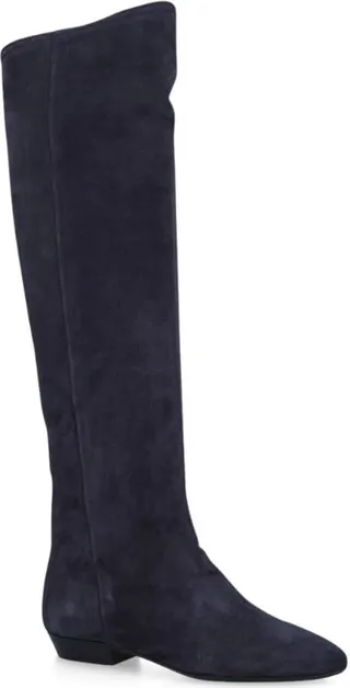 Isabel Marant Suede Skarlet Knee-High Boots 20