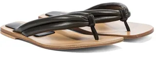 Leather thong sandals